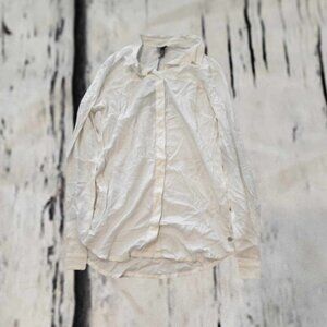 New Bench. White Long Sleeve Shirt Size S